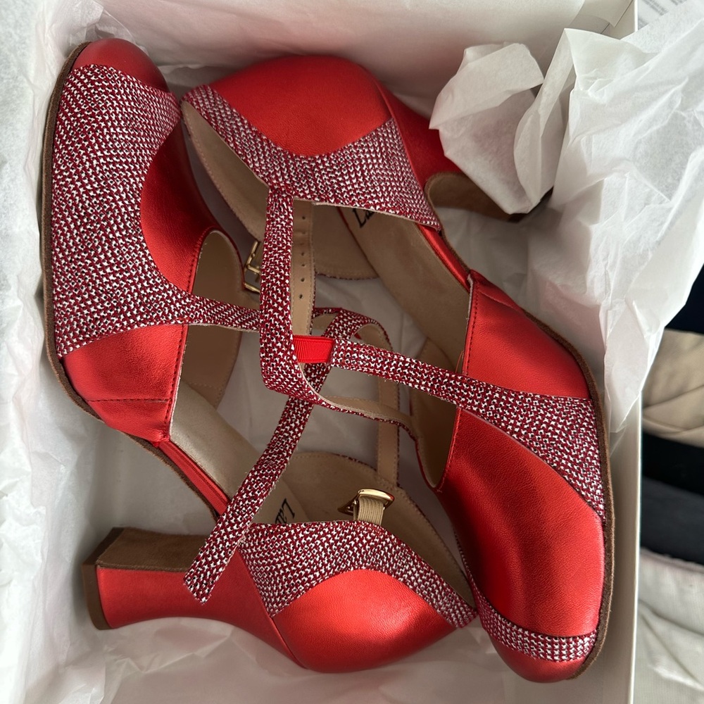 Red LaDuca heels